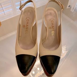 Chanel Sling Back Pumps